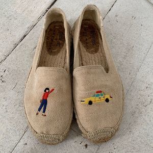 Soludos Lucy Mail Taxi Cab Slip On Espadrilles